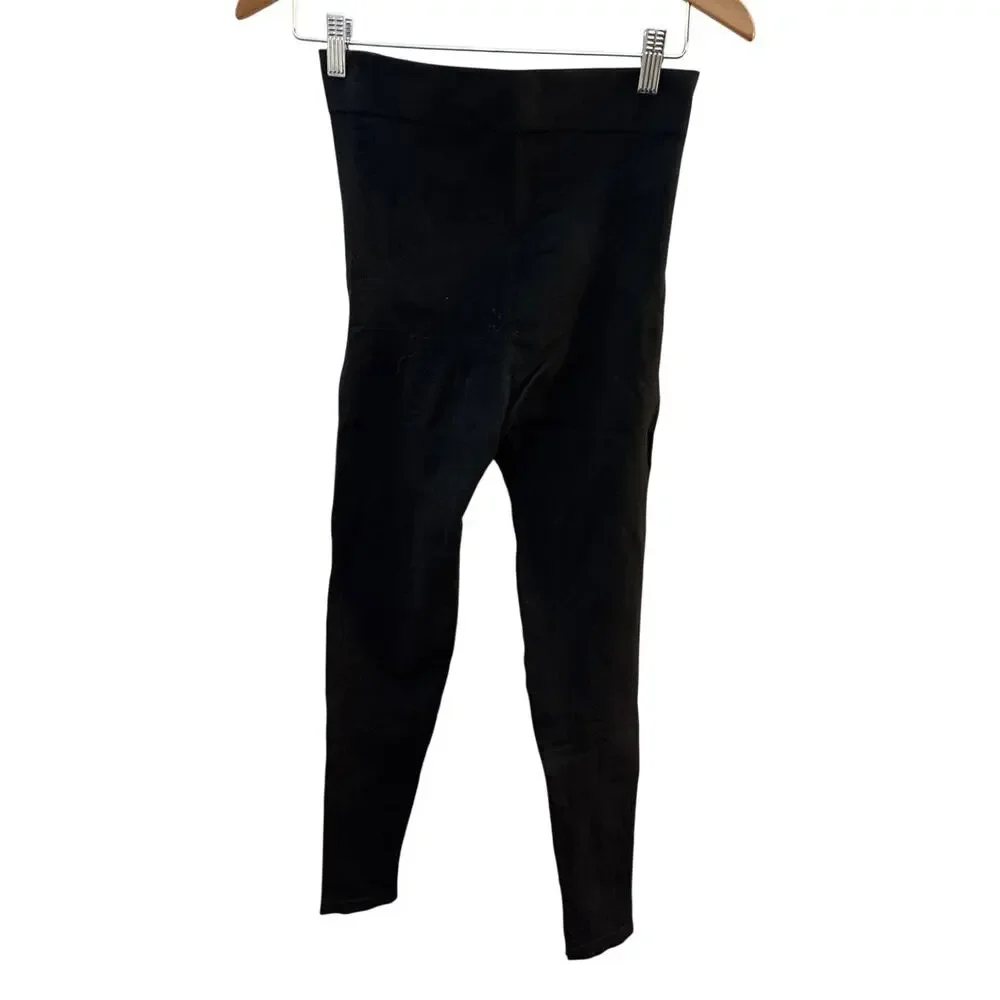 Blanqi Black Belly‎ Support Maternity Tights Leggings Size S